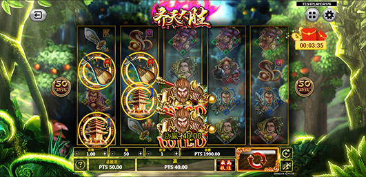 WILD 符号组合倍率奖金双倍