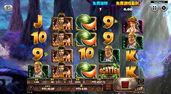 卷轴2，3或4其中一行出现堆叠WILD